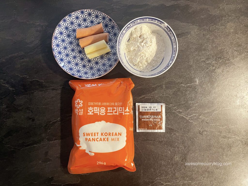 ингредиенты для корейского хот дога корндога