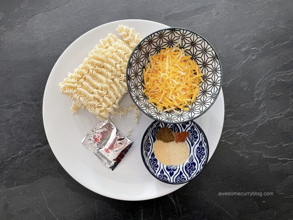ингредиенты для приготовления магги масала с сыром