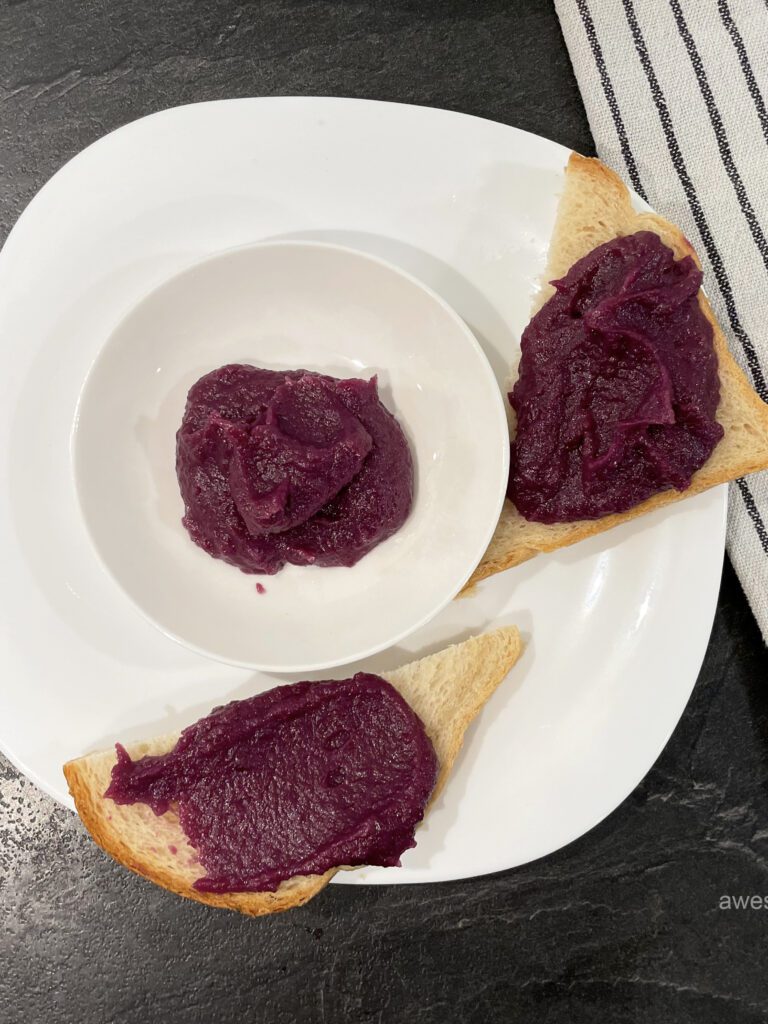Ube Halaya. Спред из фиолетового ямса.