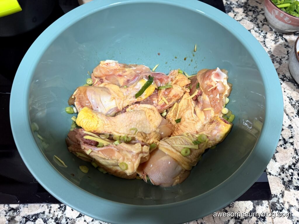 замариновать курицу с солью в маринаде на час